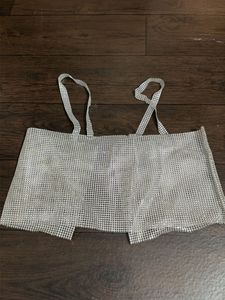 Sparkly Rhinestone Crop Top