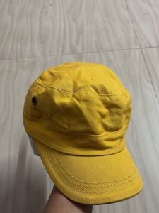 Yellow Military Style Cap