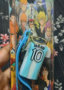Messi themed bag charm