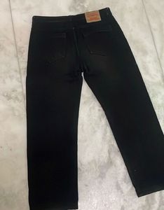 Loose Fit Classic Black Jeans