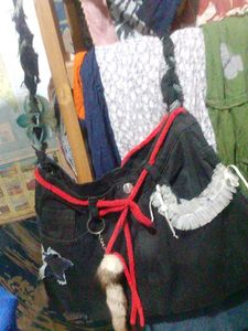handmade ..jeans bag ....in trending.