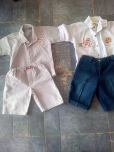 Boys shirt and short set.2