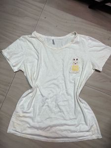 Cute Bunny Patch T-Shirt