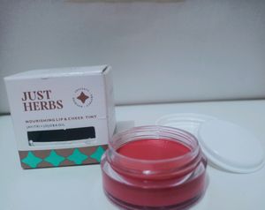 JUST HERBS LIP &amp; CHEEK TINT - PINK FOREVER