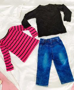 Combo Of Beautiful Tops With Pant