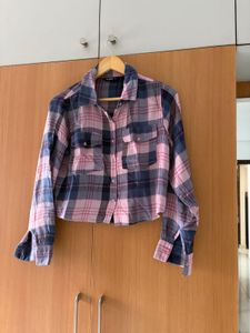 Plaid Cropped Shirt