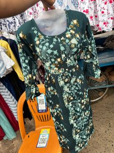 Beautiful Floral Print frock Midi Dress