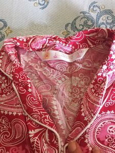 Women's Pink Paisley Pajama Set