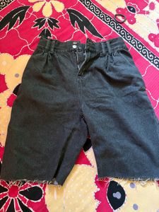 Dark Wash Denim Cut-Off Jorts
