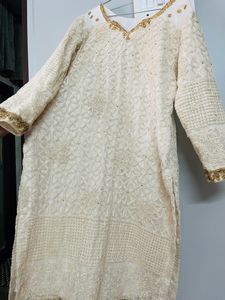 Embossed Embroidered Kurta For Any Occasion