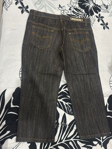 denim capri