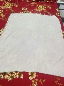 3 dupatta/ hizab combo - Blue with feather ,Yellow