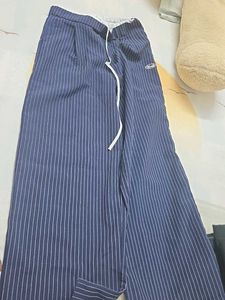 Striped Wide Leg Trousers