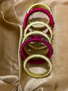 Designer Silk Thread Bangles