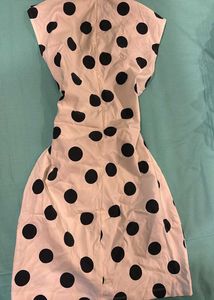 y2k mini polkadot dress