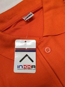Orange Polo T-Shirt by INKKA