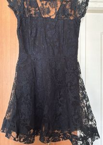 Elegant Black Lace Dress