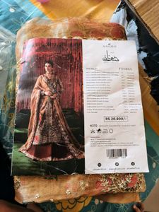 libas Afrozeh Embroidered dress