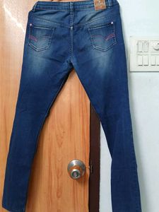 Classic Dark Wash Slim Fit Denim Jeans