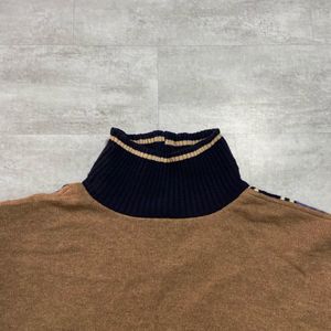 Vintage Striped Turtleneck Sweater
