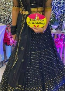 Black Lehenga Choli Set
