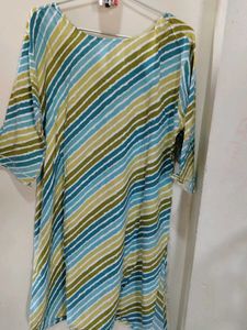 Embellished Striped Kurta