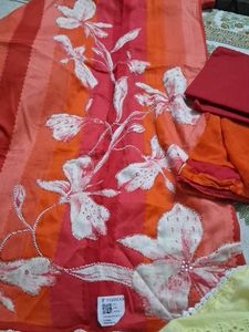 Vibrant Floral suit fabric