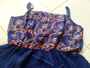 Trending glamorous Navy Blue western dress