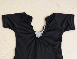 Elegant Black Swimsuit Dress
