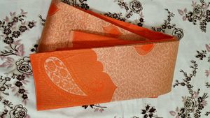 Orange Paisley Dupatta