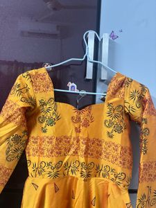 Ethnic Mustard Kurta Set