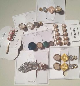Assorted Trendy Hair Clips Set