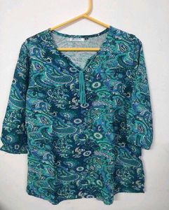 Blue Tunic Top