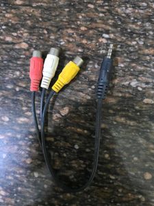 RCA to 3.5mm Audio Video Cable