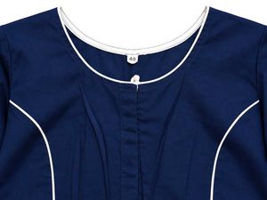 COMBO Red and Blue Embroidered Blouse