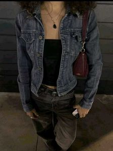 Office siren snatched denim shirt