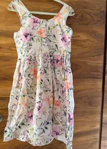 Floral Print Sleeveless Dress