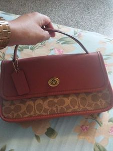 Coach Signature Monogram Handbag