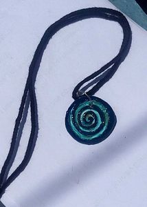 ocean inspiredSpiral Pendant Necklace