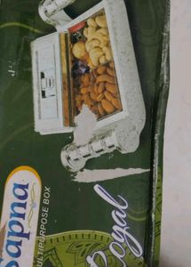 Elegant Silver Dry Fruit Box