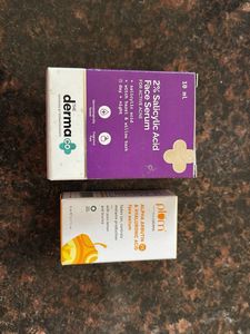 NEW UNUSED Face Serums - Plum & Derma Co