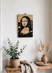 Mona Lisa Wood Wall Art