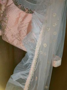 NEW Elegant Pink &amp; Gold Lehenga Choli