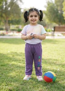 Purple Kids Pants