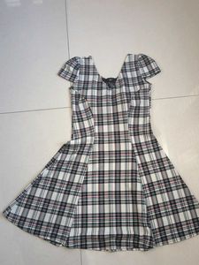 Plaid A-Line Dress