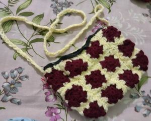 Handmade Crochet Crossbody Bag