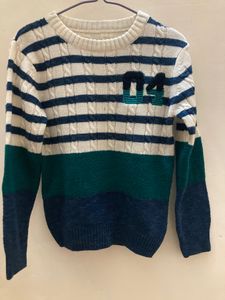 5-6 Year Boys Sweater From Pink And Blue Brand