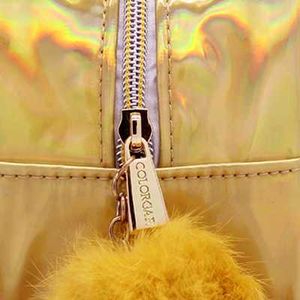 ColorbarGold Holographic Cosmetic Pouch