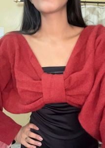 Oversized Bow Top