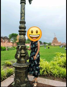 Floral Sleeveless Long Shirt  Dress Like One Piece